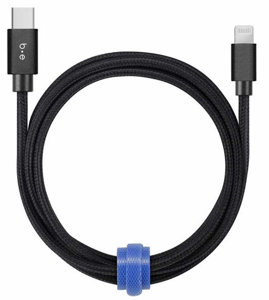 Blu Element Câble tressé Usb-C à lightning 4'