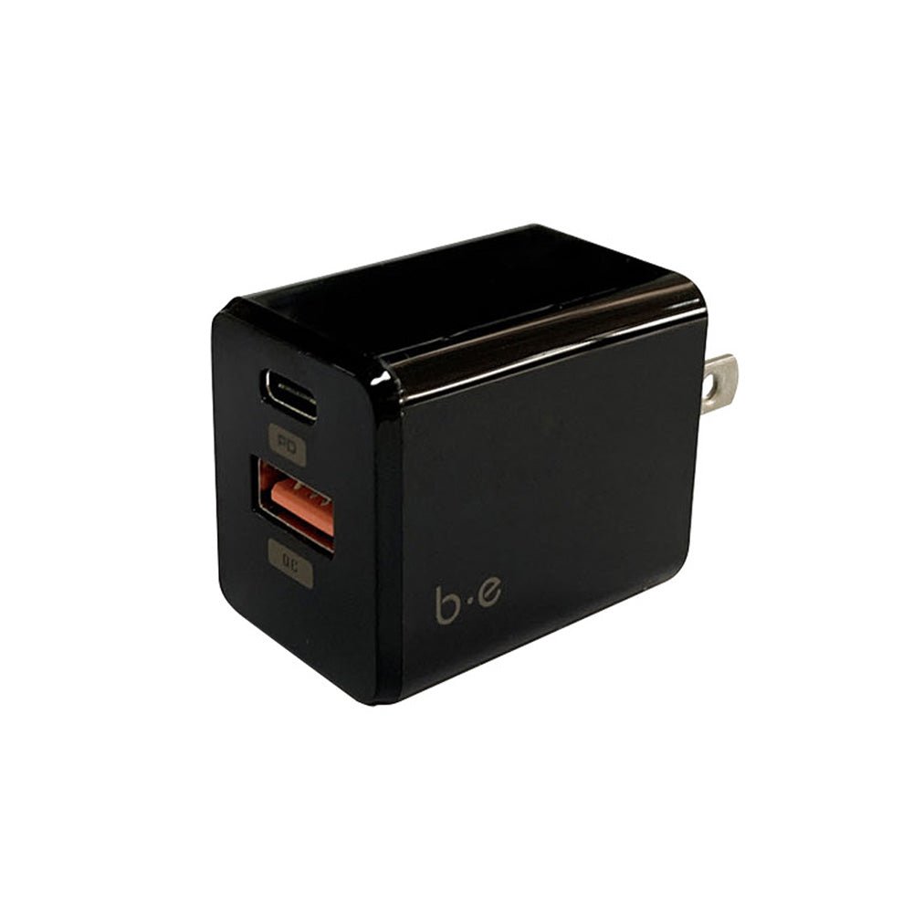 Blu Element Dual USB Wall Charger 3.4A Cable not included Black