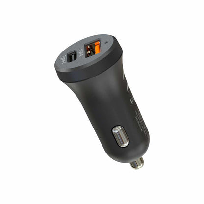 Blu Element Dual 3.4A Car Charger with Lightning Cable Black